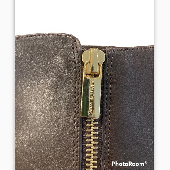 Michael Kors brown leather riding boots tall - Picture 10 of 11